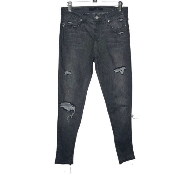 Joe’s Distressed Skinny Gray Jeans 27 - Picture 1 of 7